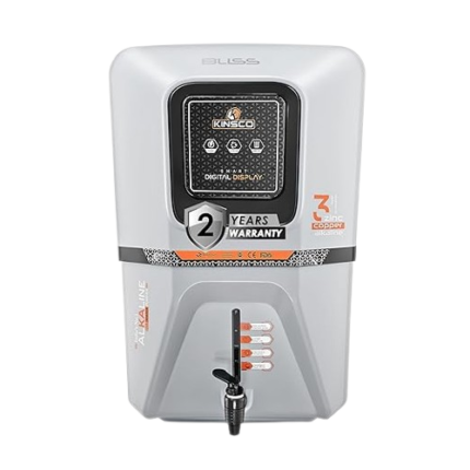 Kinsco Bliss 15L Alkaline RO+UV+UF Water Purifier with Copper & Zinc Cartridge